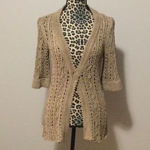 Short sleeve cardigan